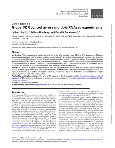 FDR Control 的图像结果