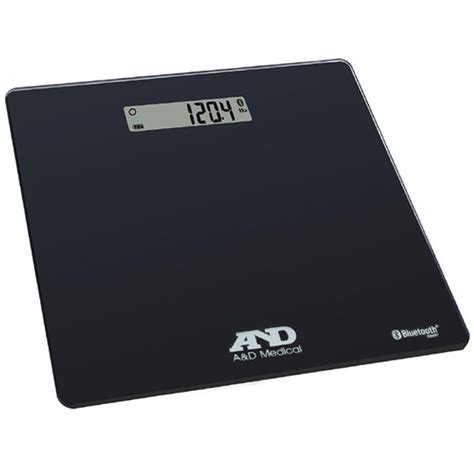 A&D Medical Deluxe Connected Weight Scale, Black : Amazon.in ...
