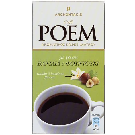 Filter Coffee POEM VANILLA-HAZELNUT | Archontakis Coffee
