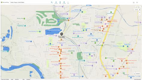 Keizer, Oregon Map