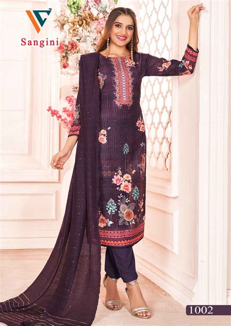 Vandana C Sangini Vol 1 Printed Dress Material Collection