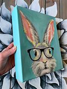Image result for Primitibe Bunny with Glasses