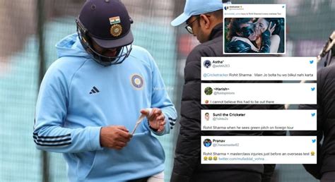 "Injury to Rohit Sharma in every overseas tour" - Fans erupt as Indian ...