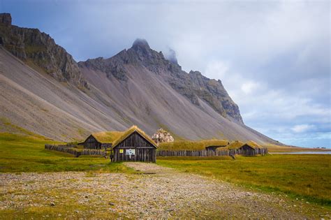Reconstructed Viking Village in Hofn, Iceland (Illustration) - World ...