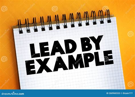 Image result for Sample Picture of Lead by Example