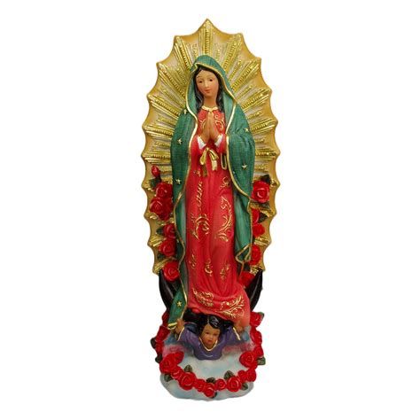 Amazon.com: PSYHILAR 10 Inch Virgen de Guadalupe Statues, Our Lady of ...