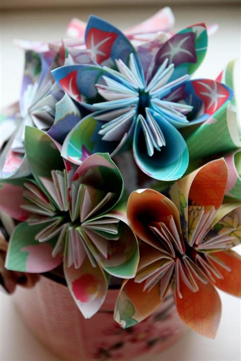 Image result for Paper Flower Origami Tutorial