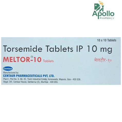 MELTOR 10MG TABLET | Uses, Side Effects, Price | Apollo Pharmacy
