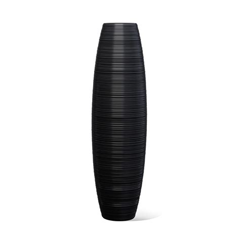 Amazon.com: Deegufa Tall Black Floor Vase, 27.7 in, 2.3 FT, 70 CM Floor ...
