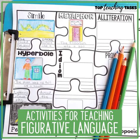 Activities for teaching figurative language – Artofit