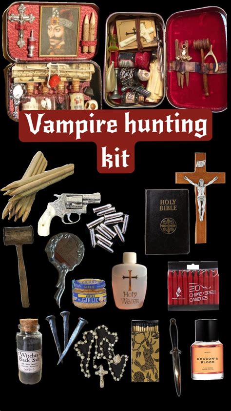 One of these days I'm going to build a vampire hunting kit lmao # ...