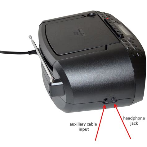 Sony CD Radio Cassette Recorder Bundled with AC Power Auxiliary Cable ...