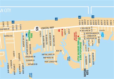 Map Of Ocean City Hotels