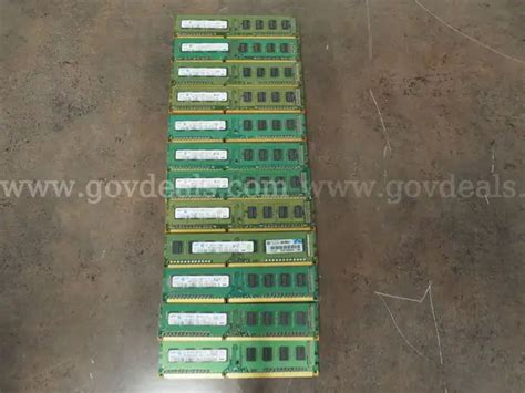 Lot of 115 sticks of Samsung RAM 2GB 1Rx8 PC3 10600U | AllSurplus