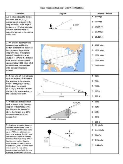 Image result for Trigonometry 3D Shape Word Problems