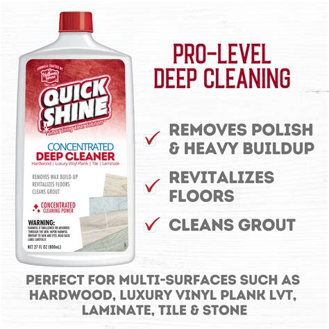 Quick Shine ® Deep Cleaner & Wax Remover - Quick Shine Floors