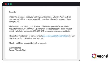 Image result for Scam Examples Email