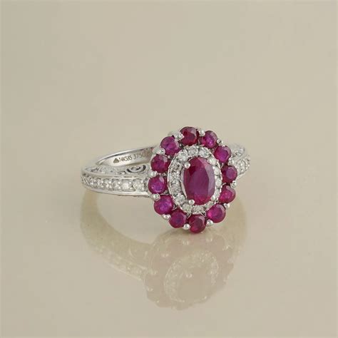 Azure Gold Diamond and Ruby Ring – Moi Fine Jewelry