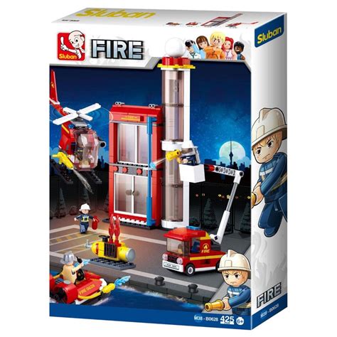Sluban M38-B0628 Fire Substation Block Toys - 425 Pieces — Toycra