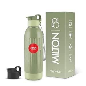 Milton Steel Vigor 600 Thermoware PU Insulated, Two Leak Proof Lid ...