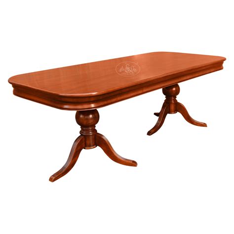 Teakwood Mahogany Finished Dining Table - Rani Arts & Teak – RANI ARTS ...