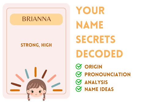 Brianna - Christian Girl Name Meaning and Pronunciation