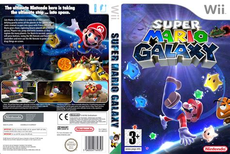 Super Mario Galaxy NTSC Wii FULL | Wii Covers | Cover Century | Over 1. ...