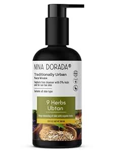 nina dorada Ubtan Face Wash 5% Kojic Acid For Glowing Skin | Gently ...