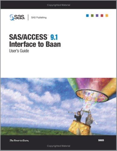 Buy SAS/ACCESS 9.1 Interface to Baan: User's Guide Book Online at Low ...