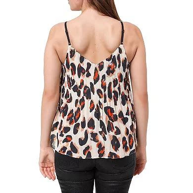 Adjustable Strap Pleated Camisole