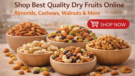 Shop Best Quality Dry Fruits Online – Almonds, Cashews, Walnuts & More ...