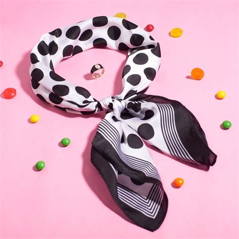 Polka Pop Scarf and Ring Duo | Salty – Salty Accessories