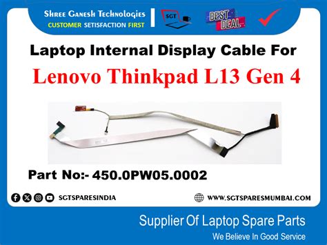 laptop-internal-display-cable-for-lenovo-thinkpad-l13-gen-4-part-no-450 ...
