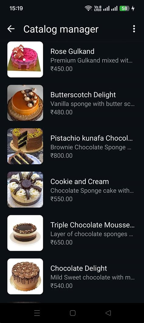 Menu at The Cake Shop- Customised Cake Kharadi, Pune, Shop No 11