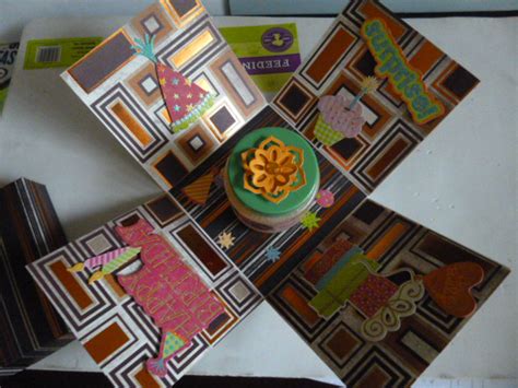 "Exploding" birthday gift box | Roxy's Craft Blog