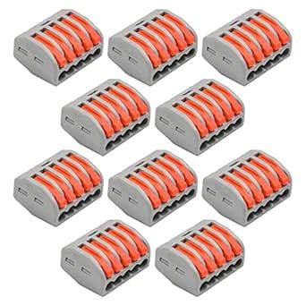 Fielect PCT-215 Spring Wire Connector Screw Quick Spring Connector ...