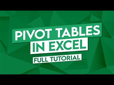 Image result for Easy Tutorial PivotTable