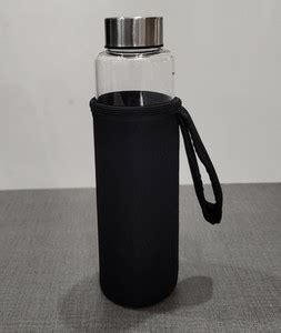 Whatta Water bottle with sleeve (Borosilicate bottle) 750 ml Glass ...