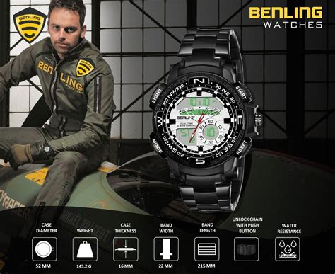 Benling Iconic Ana-Digital Watch for Men – Now with Stainless Steel Ch