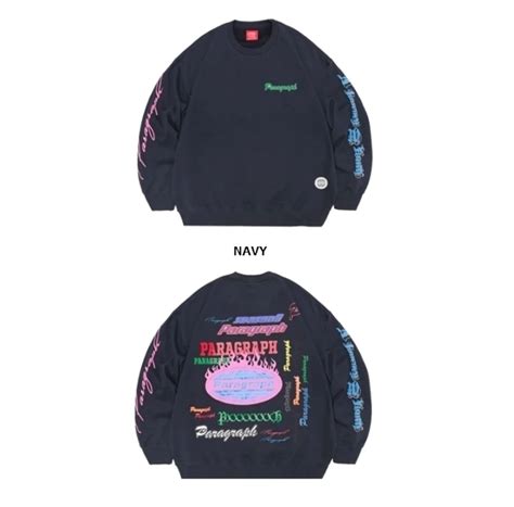 paragraph 22FW★ Flame Funky Sweatshirt No.009 ネイビー | ADEOS