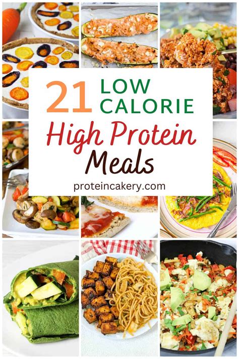 50+ High Protein Low Calorie Meals (Lunch & Dinner Recipes ...