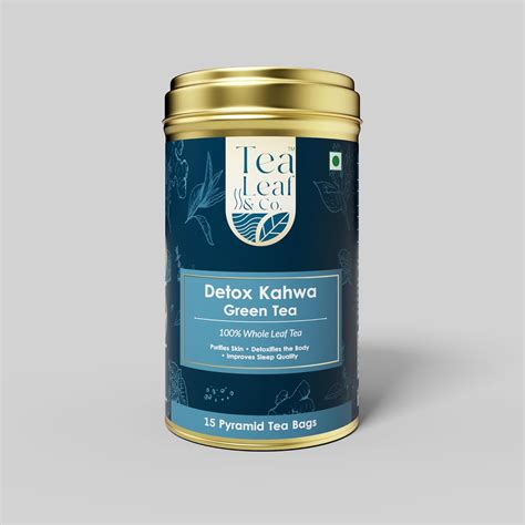 Tea Leaf & Co Detox Kahwa Green Tea | Improve Digestion ...