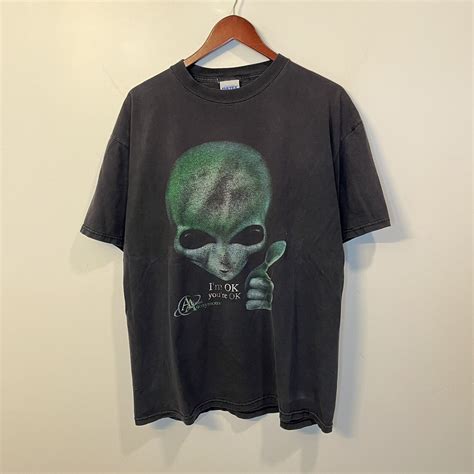 Vintage Vintage 90s Aliens Anonymous Alien T -Shirt Faded | Grailed