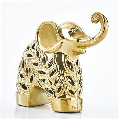 Buy Stellar Fantasy Set of 2 Stoneware Elephant Figurines from Home ...