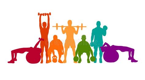 Gym Training Clipart