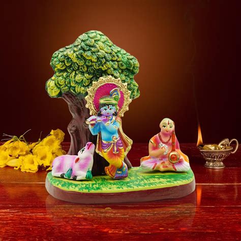 Buy PujaNPujari Krishna with Kuselan (Sudama) Navarathri Golu Doll/kolu ...