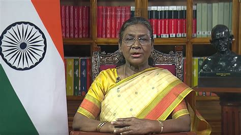WATCH: President Droupadi Murmu Addresses Nation On Eve Of Republic Day ...