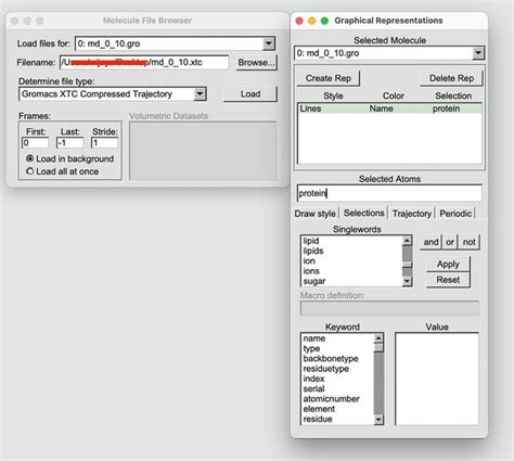 VMD Tutorial MD Analysis 的图像结果