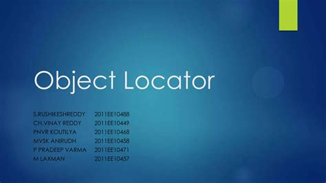 Object Locator 的图像结果