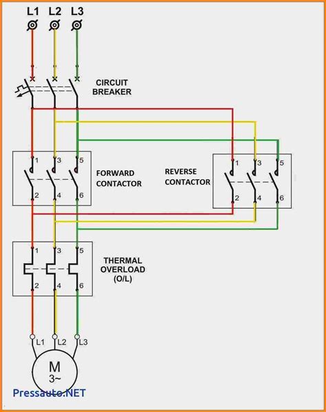Image result for 3 Phase Contactor Wiring